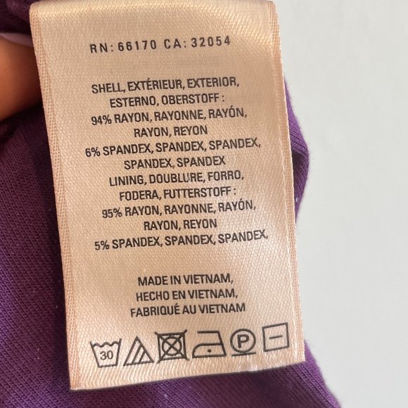 Anthropologie Maeve Beloved Dress Floral Asymmetrical Front Tie Purple Size XS - Picture 11 of 13
